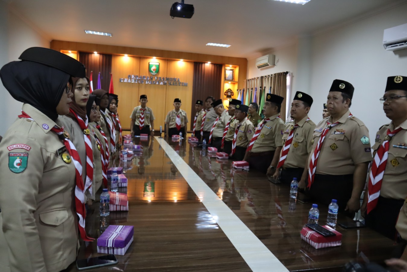 Kwarda Kaltim Lepas Kontingen Karang Pamitran Nasional Nusantara