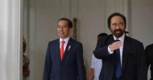 Pertemuan Jokowi dan Surya Paloh disebut hanya pertemuan biasa