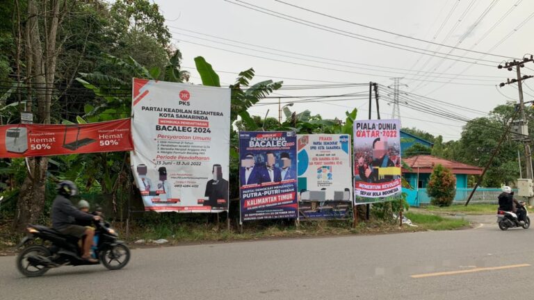baliho bacaleg mulai menjamuri Kota Tepian