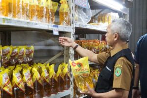dISPERINDAGKOP melakukan pengawasan harga dan stok bapokting