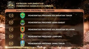 kaltim sabet tiga penghargaan BKN Award 2023
