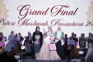 Annisa Azizah Akbar dinobatkan menjadi Puteri Muslimah Nusantara 2024. (Foto: Adding)